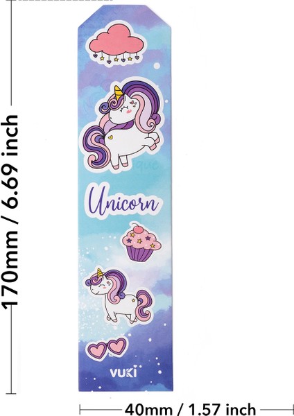 Unicorn Kağıt Kitap Ayracı fırsatları