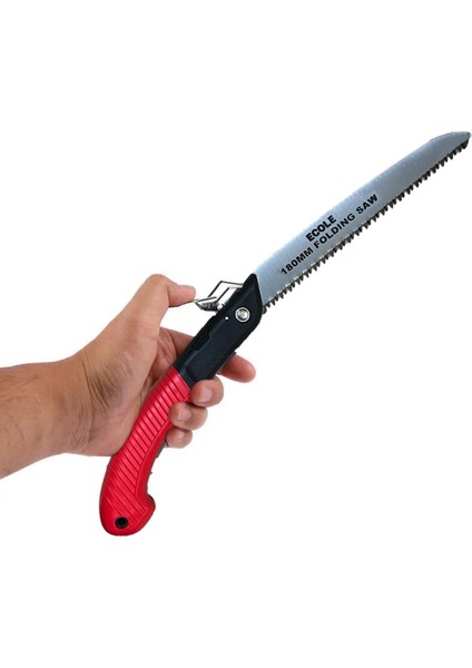 Katlanır Testere 180MM -Kilitlenebilir ve Özel Ergonomik Testere (Bahçe,iş,outdoor)