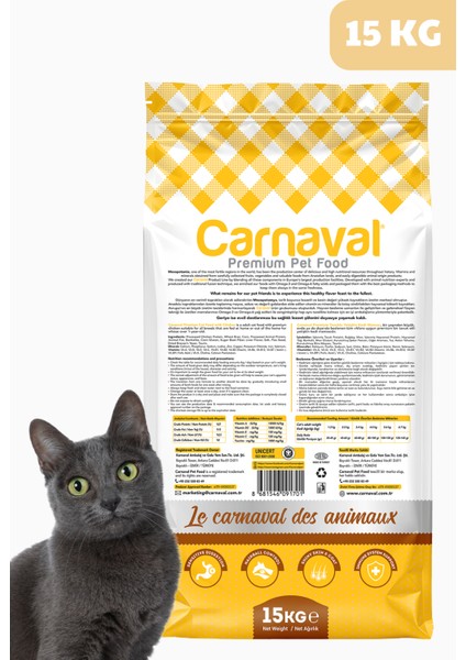 Premium Tavuk Etli Yetişkin Kedi Maması 15 kg fiyatları
