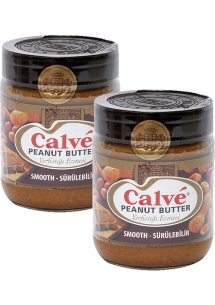 Peanut Butter Smooth 350 gr x2 Adet