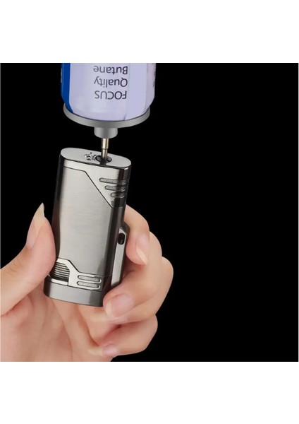 Tek Torch Pürmüz Gunmetal Metal Puro Çakmağı