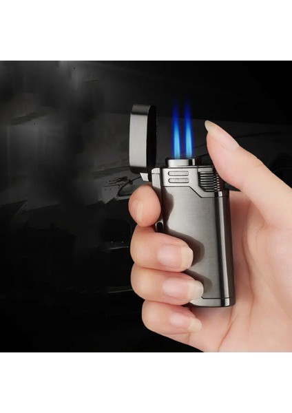 Tek Torch Pürmüz Gunmetal Metal Puro Çakmağı