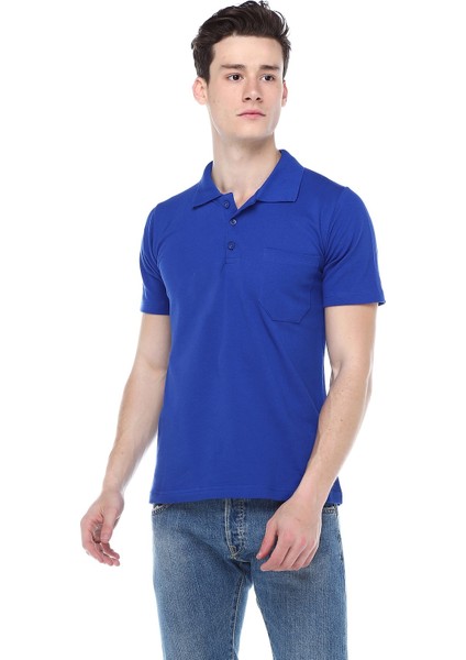 Mavi Polo Yaka Tshirt