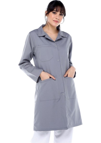 Gri Alpaka Önlük-Öğrenci , Öğretmen,meslek Lisesi Önlüğü