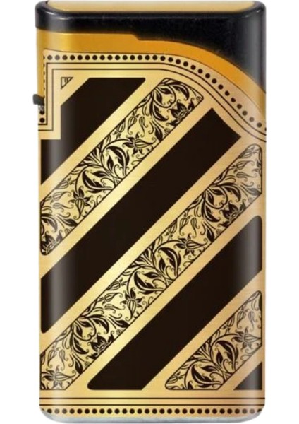 Premiumquality Gold - Siyah Tek Torch Pürmüz Plastik Puro Çakmağı