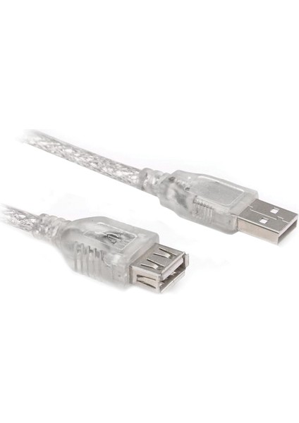 USB Uzatma Kablosu 3 Metre Şeffaf (4825)