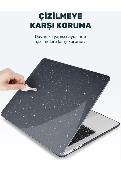 MacBook Air 15.3 Inç 2023 M2 Çip A2941 Uyumlu Koruyucu Kapak Kılıf Tam Koruma