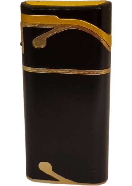 Premiumquality Gold - Siyah Tek Torch Pürmüz Plastik Puro Çakmağı