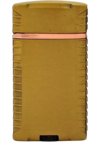 Premiumquality Gold Çift Torch Pürmüz Metal Puro Çakmağı