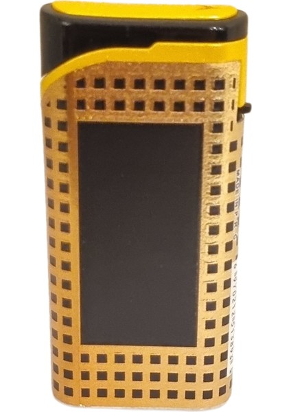 Premiumquality Gold - Siyah Tek Torch Pürmüz Plastik Puro Çakmağı