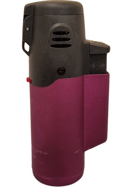 Premiumquality Mor Masa Tipi Tek Torch Pürmüz Puro Çakmağı
