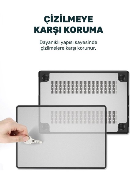 Macbook Pro 13 M1 M2 2016-2019 A1706/A1708/A1989/A2159 Koruma Kapak Uyumlu Kılıf