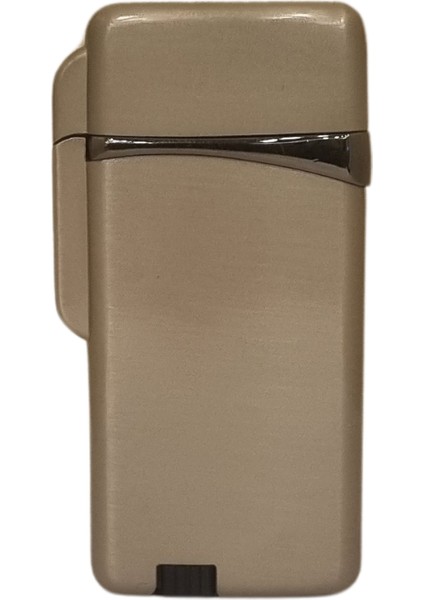 Premiumquallity Gümüş Metal Tek Torch Pürmüz Puro Çakmağı