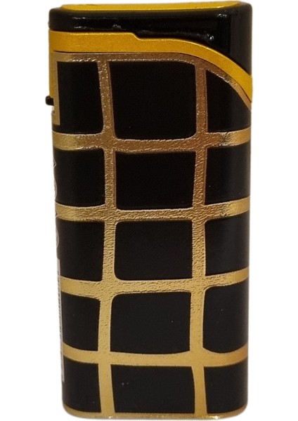 Premiumquality Gold - Siyah Tek Torch Pürmüz Plastik Puro Çakmağı