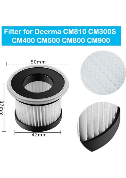 CM810 CM300S CM400 CM500 CM800 CM900 Için 10 Adet Hepa Filtre (Yurt Dışından)