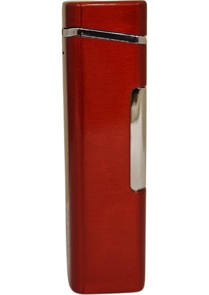 Premiumquality Kırmızı Tek Torch Pürmüz Metal Puro Çakmağı