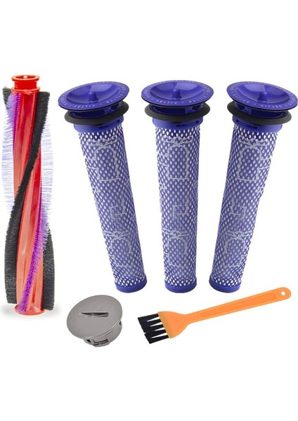 DC59 Için 225MM Yumuşak Rulo Temizleyici Fırça Çubuğu Ön Filtreler (Yurt Dışından)