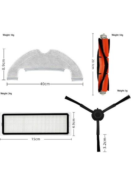 Dream Roller Brush Ana Yan Fırça Filtre Toz Torbası Bez (Yurt Dışından)