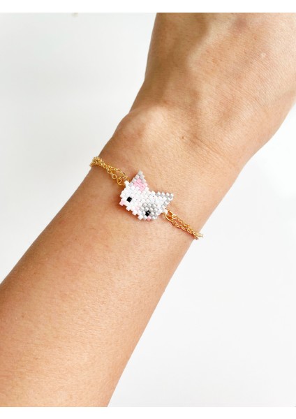 Kedi Miyuki Charm Bileklik