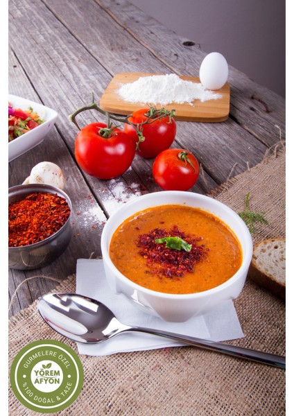 Yörem Afyon Meşhur Afyonkarahisar 12 Çeşit Karışımlı Ev Yapımı Güneşte Kurutulmuş Tarhana | 500GR.