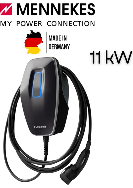 4you 110 11 C2 Wallbox - 11KW - 7,5 mt Kablolu - Tip2 Soketli- Araç Şarj Istasyonu