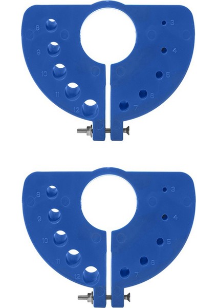 2 Adet 3-12MM Matkap Ucu Taşlama Bileyici Parlatma Taşlama Aleti Mavi (Yurt Dışından)