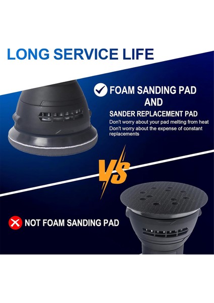 Orbital Zımpara Yedek Pedi, XOB01Z BO5041/K BO5030/K BO5031 Için (Yurt Dışından) indirimleri