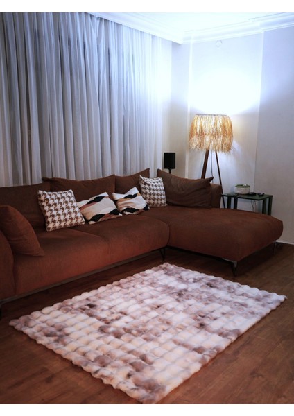 Rex Tavşanı Bubble Post Halı Multi Bej (100 x 160 Cm)