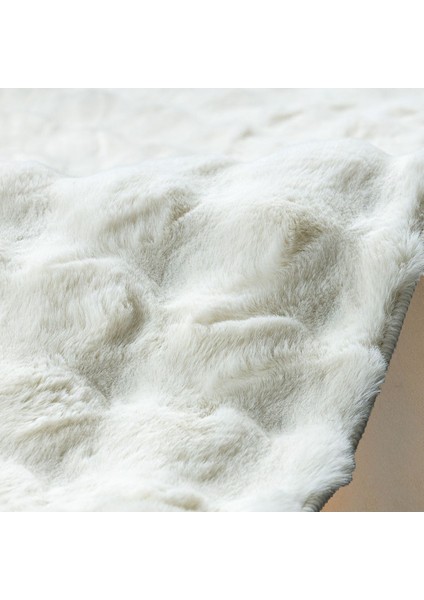 Rex Tavşanı Bubble Post Halı Beyaz (100 x 150 Cm) modelleri