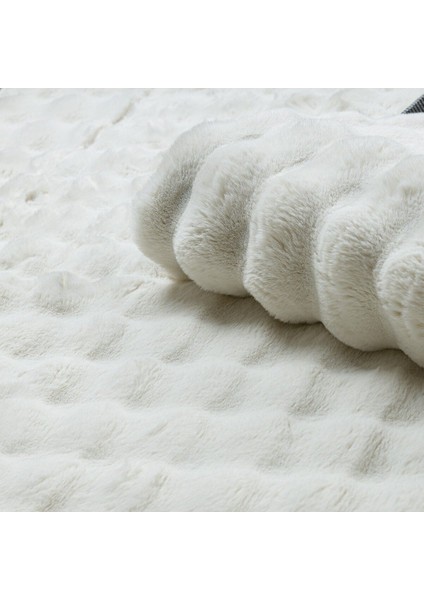 Rex Tavşanı Bubble Post Halı Beyaz (80 x 180 Cm) fırsatları