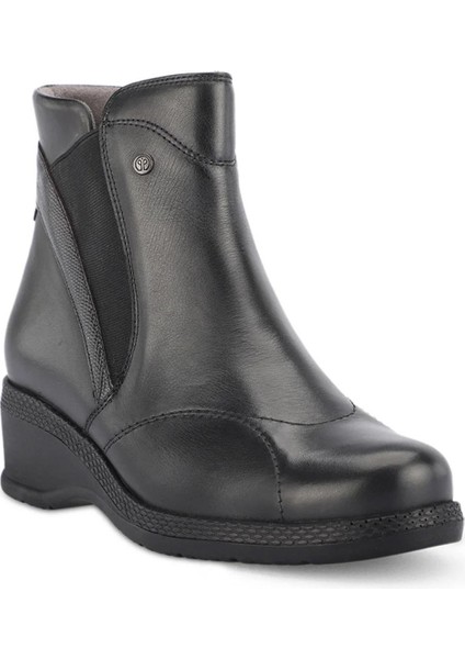 Rena-K Kadın Deri Bot Siyah