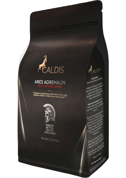 Ares Adrenalin™ 250 gr Yüksek Kafeinli Pre-Workout Sporcu Kahvesi