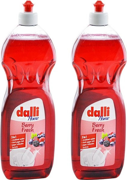 Elde Yıkama Sıvı Bulaşık Deterjanı Orman Meyveli 1lt 2'li Set