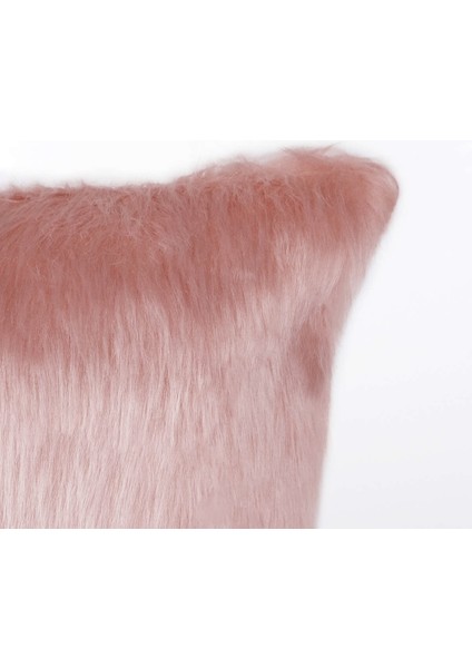 Peluş Pudra Renk Kırlent Kılıfı 45x45 cm – Yumuşak Dokulu ve Şık Dekoratif Yastık Kılıfı modelleri