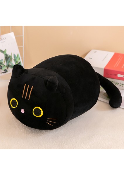 Yuvarlak Gözlü Kedi Peluş Oyuncak 25CM (Yurt Dışından)