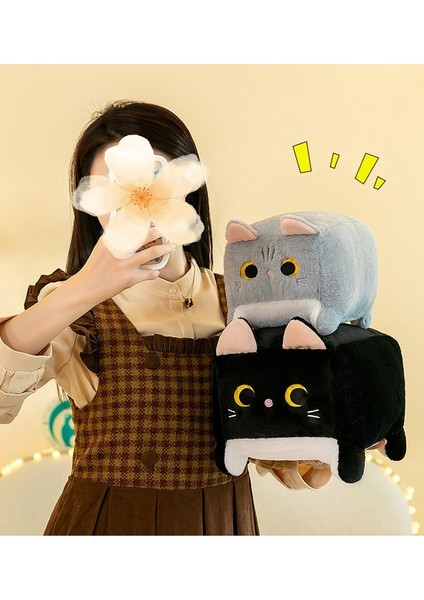 Blok Kedi Peluş Oyuncak (Yurt Dışından)