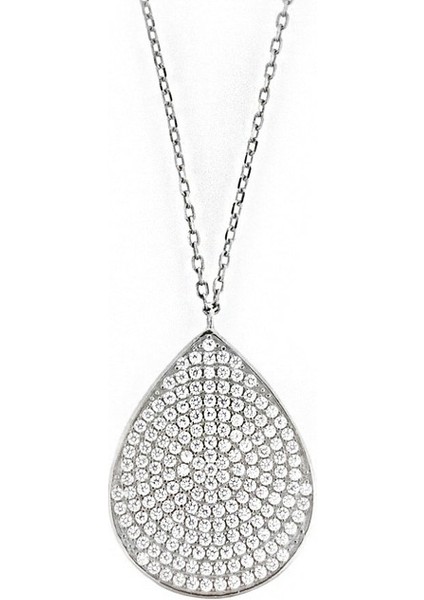 Damla Gümüş Kolye SB368, 925 Ayar Kadın Gümüş Kolye