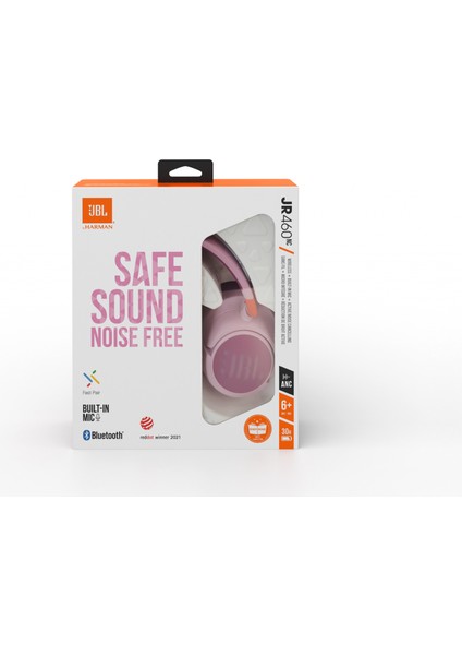 Junior JR460NC Gürültü Azaltma Özellikli Bluetooth Çocuk Kulaklığı, Mor/pembe indirimleri