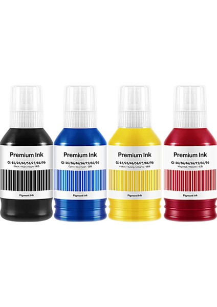 Canon Maxıfy GX5040 Gı-46 Mürekkep Seti 4 Renk (Muadil)