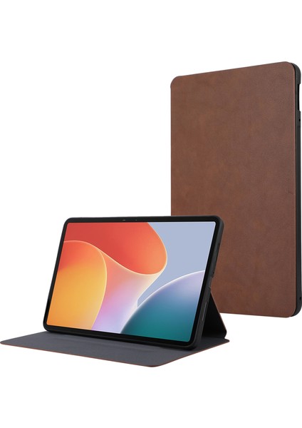 Infinix Xpad Kahverengi Için Tpu Tablet Deri Kılıf (Yurt Dışından)
