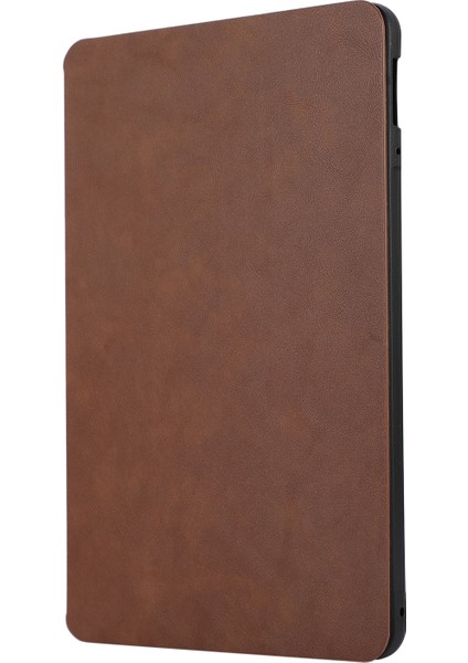 Infinix Xpad Kahverengi Için Tpu Tablet Deri Kılıf (Yurt Dışından)