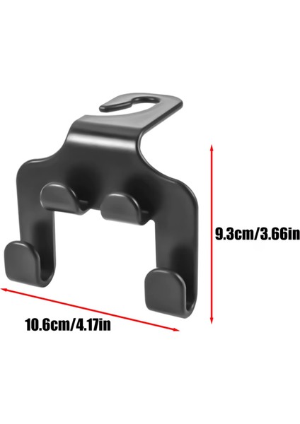 1 Adet Çok Fonksiyonlu Koltuk Arkasına Takılabilen Poşet Çanta Tutucu Askılıklı Telefon Tutucu