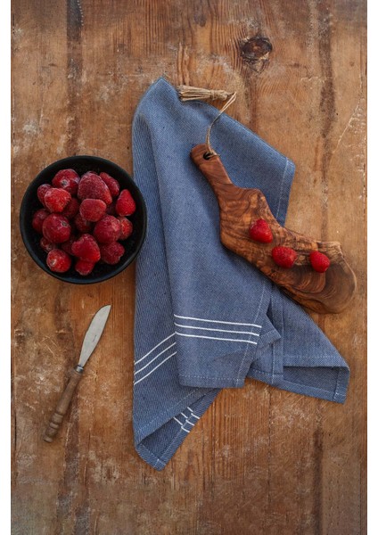 Bon %100 Pamuk Mutfak Havlusu Indigo 50x76