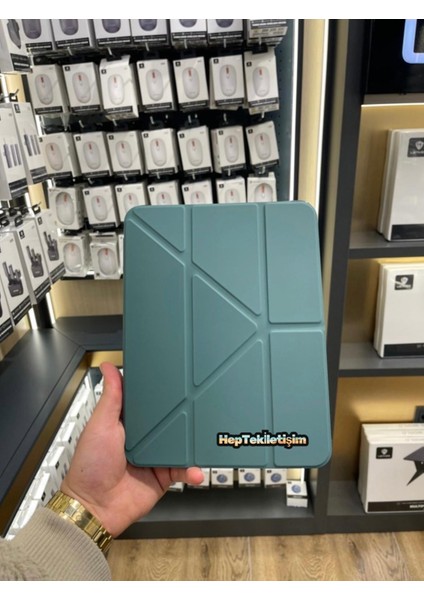 Apple Ipad 10. Nesil 10.9" 2022 Kılıf Kalem Bölmeli Standlı Kılıf A2696 A2757 A2777 (Tr)