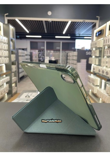 Apple Ipad 10. Nesil 10.9" 2022 Kılıf Kalem Bölmeli Standlı Kılıf A2696 A2757 A2777 (Tr) modelleri