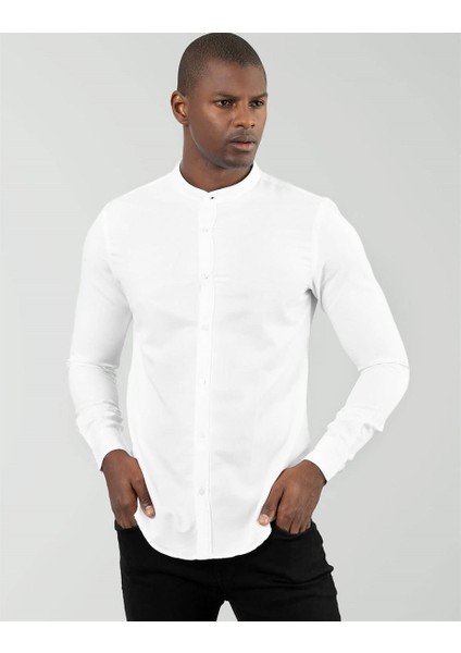 Slim Fit Long Slv Erkek Gömlek