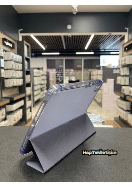 Apple Ipad 10. Nesil 10.9" 2022 Kılıf Kalem Bölmeli Standlı Kılıf A2696 A2757 A2777 (Tr)