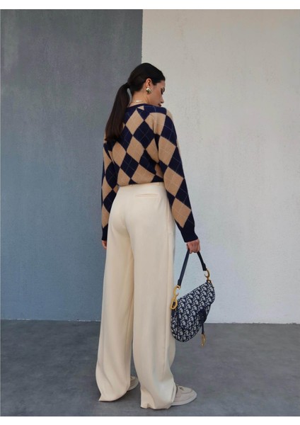 Krem Palazzo Pantolon fırsatları