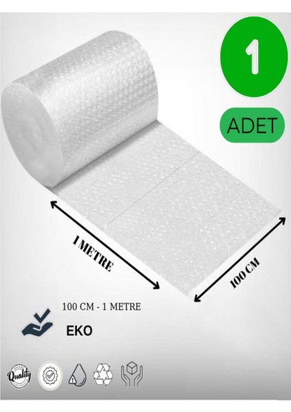 Patpat Balonlu Naylon 100 cm x 1 Metre 25-30 Gram 1 .sınıf Balonlu Poşet Havalı Naylon Ambalaj –