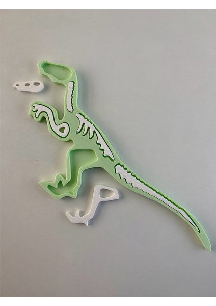 Velociraptor Dinazor Çocuk Okul Kreş Eğitici Öğretici Sevimli Puz